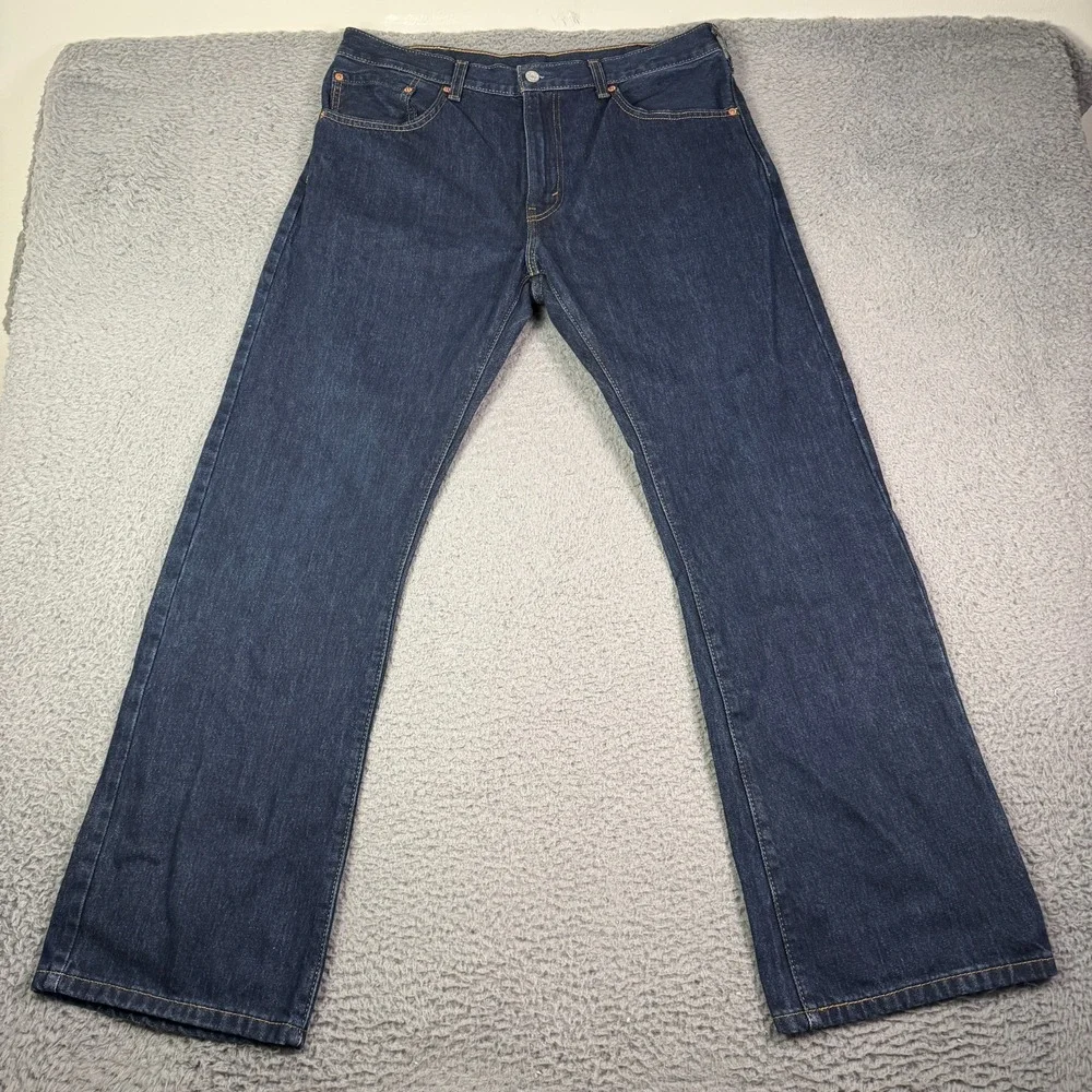 Levi's 517 Jeans Mens 36x32 Dark Blue Indigo Bootcut Western Work Y2K Cowboy